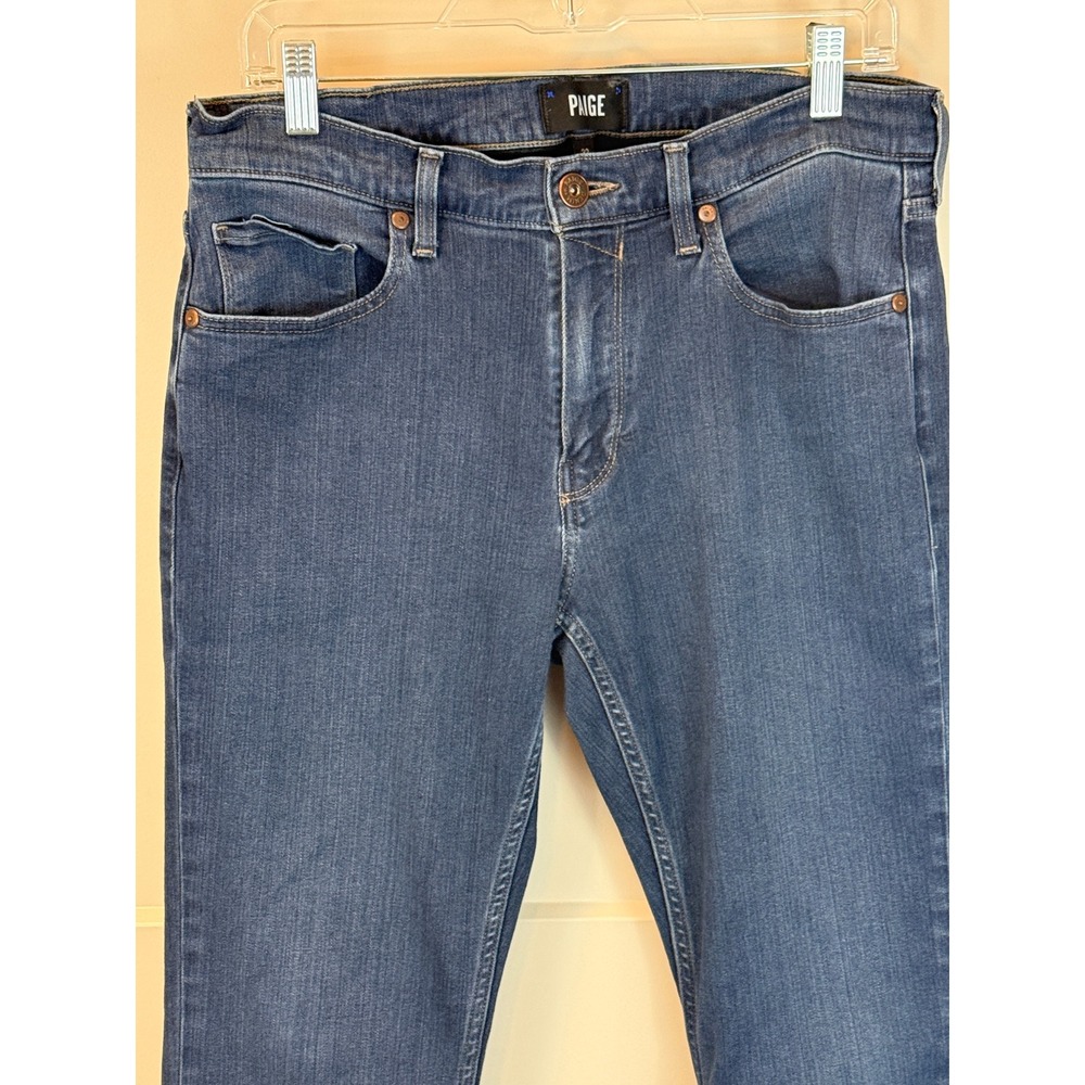 PAIGE‎ Women's Federal Style Medium Blue Wash Jeans Size 32 - Picture 12 of 14